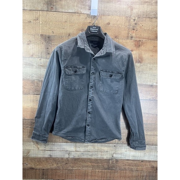 Lucky Brand Other - Lucky Brand Classic Fit Long Sleeve Button Down Gray Shirt Men’s Small